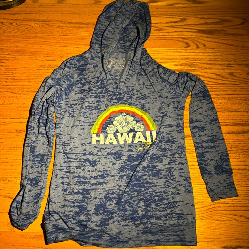 Blue hoodie